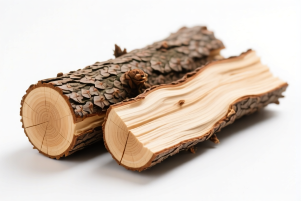 Unpeeled Coniferous Logs