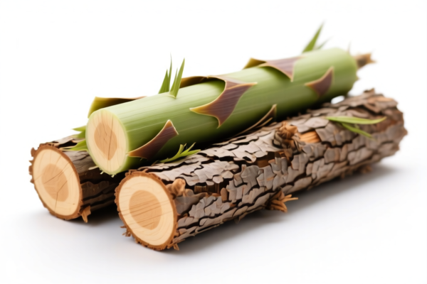 Unpeeled Larch Logs