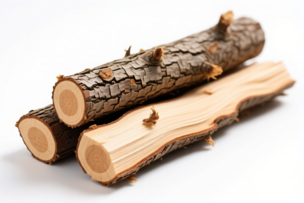 Unpeeled Larch Logs