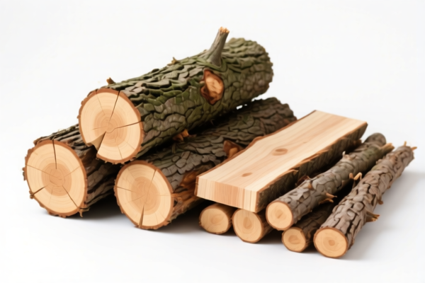 Other coniferous logs, bark on