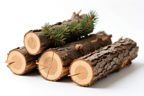 Other coniferous logs, bark removed