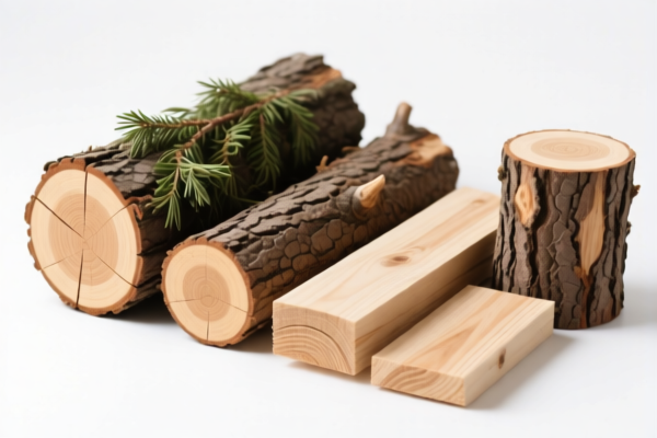 Other coniferous wood in the rough, non