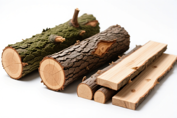 Other coniferous wood in the rough, unprocessed