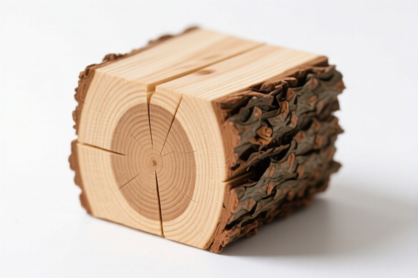 Roughly Squared Coniferous Timber