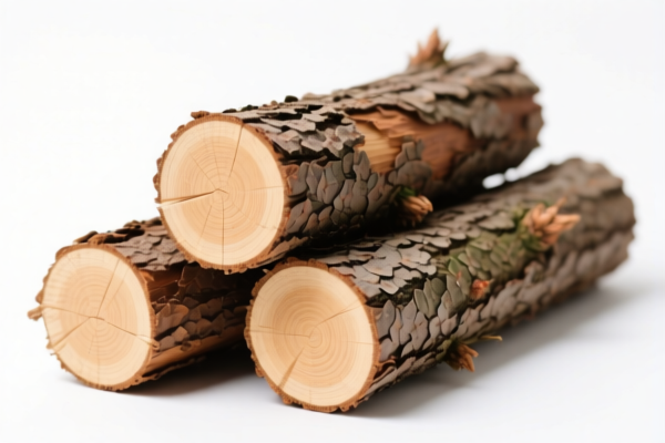 Coniferous Logs for Handicrafts
