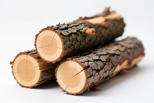 Coniferous Logs for Handicrafts
