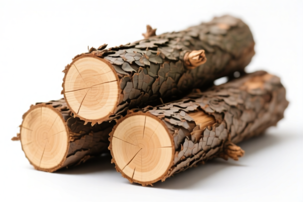 Coniferous Logs for Landscaping