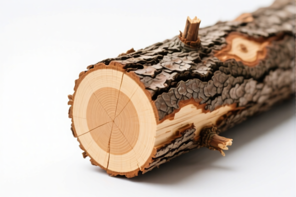 Debarked Spruce Logs