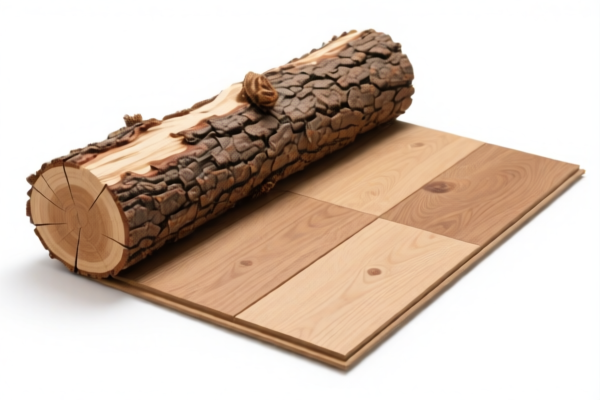 Rough Coniferous Logs (For Flooring)