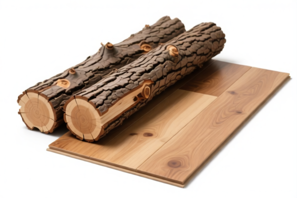 Rough Coniferous Logs (For Flooring)