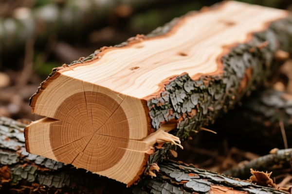 Unprocessed Fir Timber