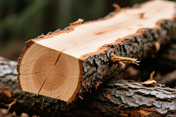 Unprocessed Fir Timber