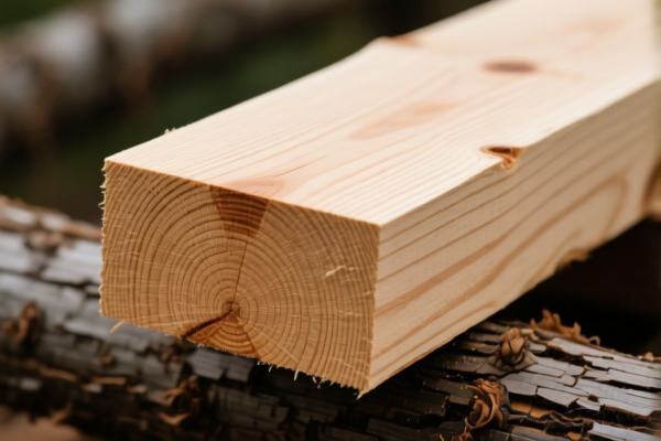 Unprocessed Larch Timber