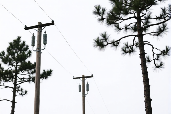 Pine Communication Poles
