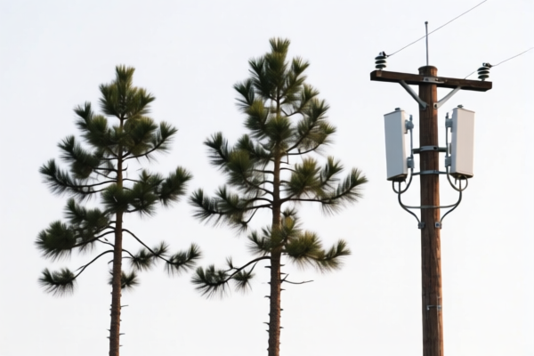 Pine Communication Poles
