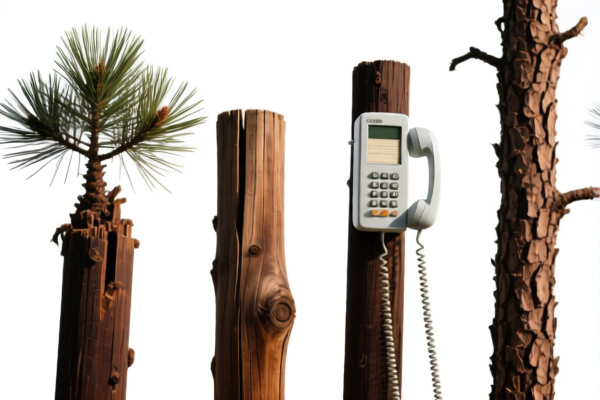 Pine Preserved Telephone Poles
