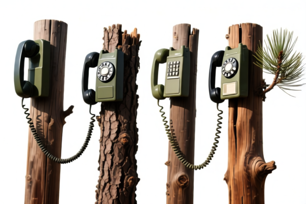 Pine Preserved Telephone Poles