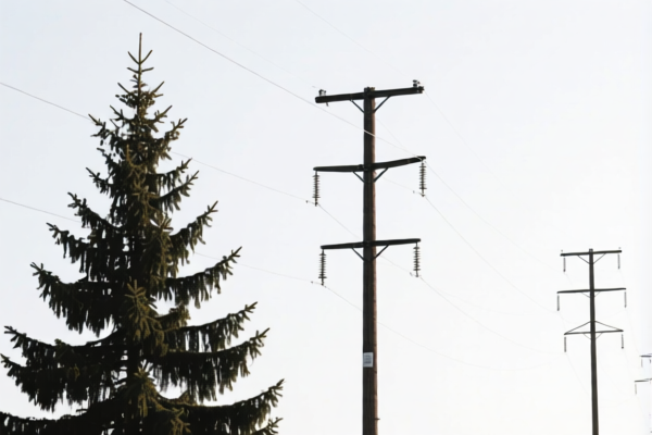 Spruce Electrical Poles