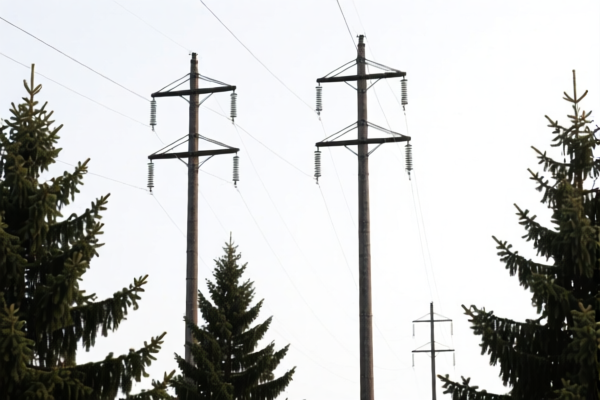 Spruce Power Poles