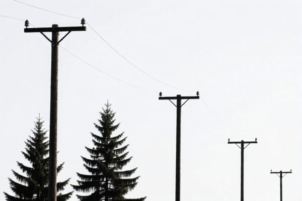 Coniferous Telegraph Poles