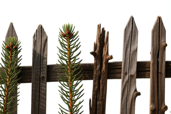 Preserved Coniferous Posts