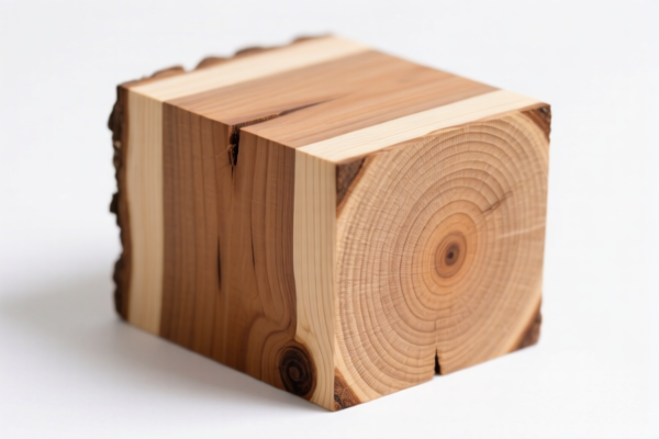 Roughly Squared Western Hemlock Wood