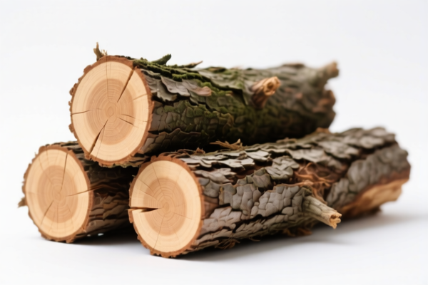Western Hemlock Wood, Bark on