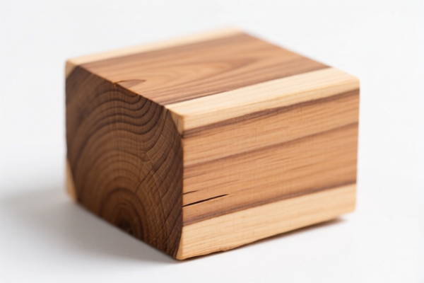Roughly Squared Hemlock Wood