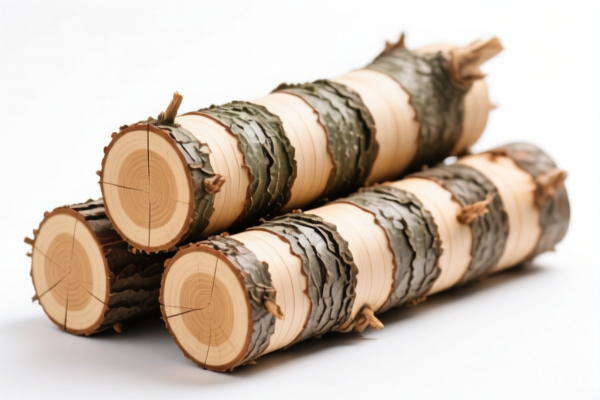 Stripped Hemlock Logs