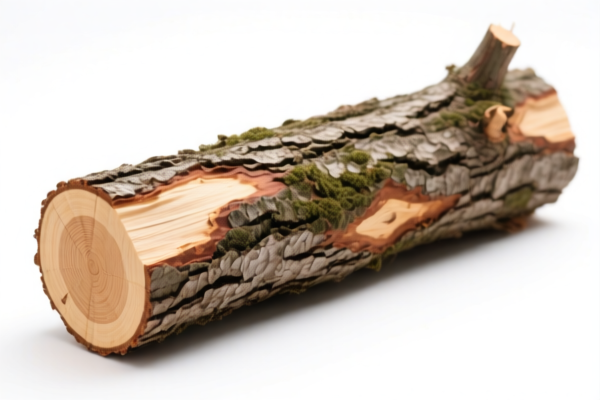 Unstripped Hemlock Logs