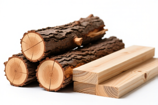 Unprocessed Western Red Cedar Wood