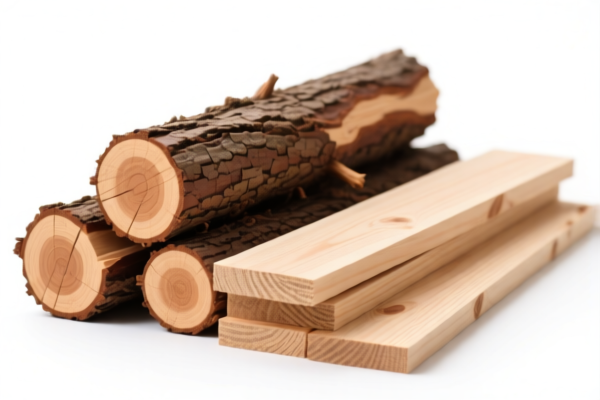 Unprocessed Western Red Cedar Wood