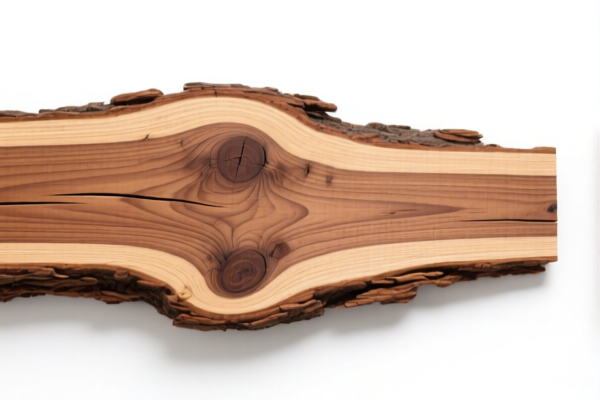 Rough cedar wood