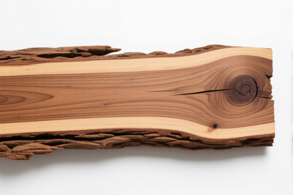 Rough cedar wood