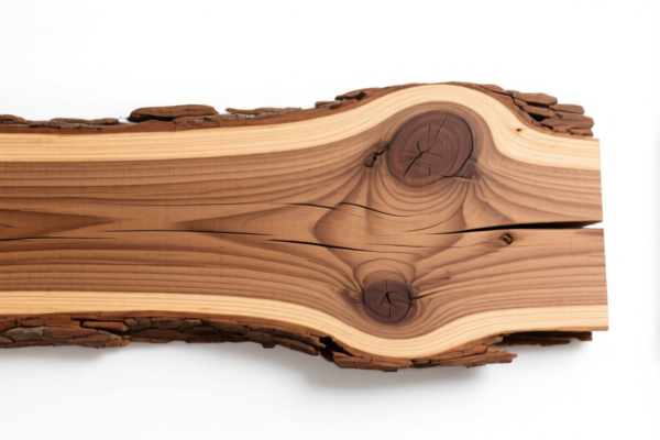 Rough cedar wood