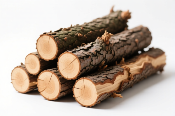 Unprocessed coniferous logs