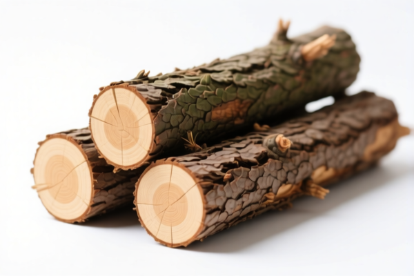 Unprocessed coniferous logs