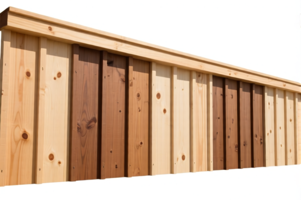 Other coniferous timber for cladding