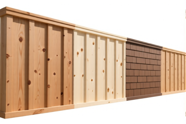 Other coniferous timber for cladding