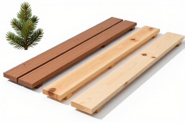 Other coniferous timber for decking