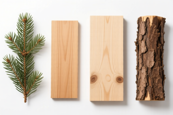 Other coniferous timber for roofing