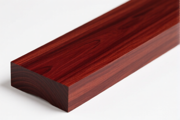Dark Red Meranti Unprocessed Wood