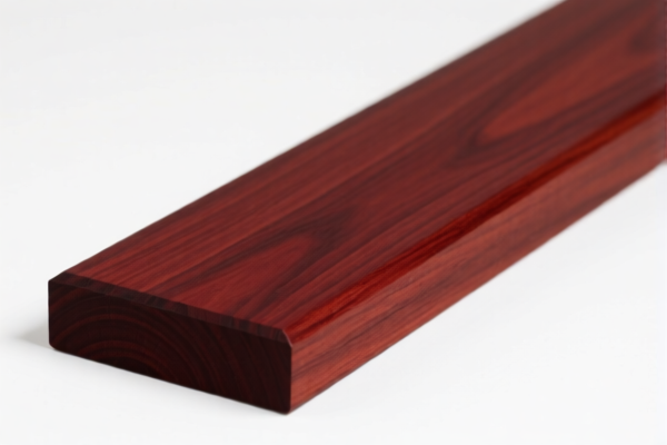 Dark Red Meranti Unprocessed Wood