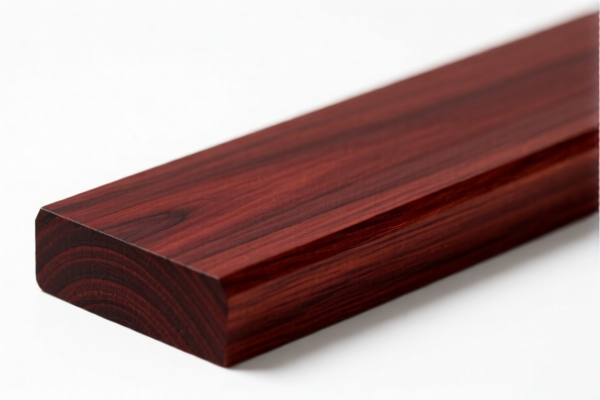 Dark Red Meranti Unprocessed Wood