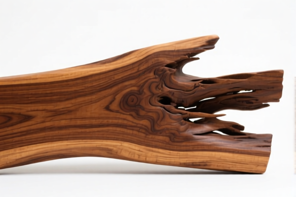 Rough Tropical Teak Wood