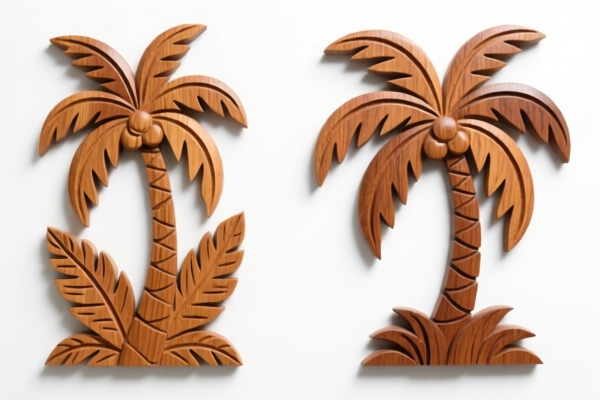 Tropical Wood Carved Decorations