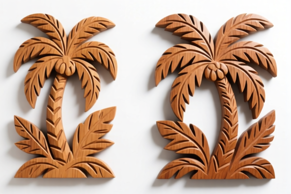Tropical Wood Carved Handicrafts