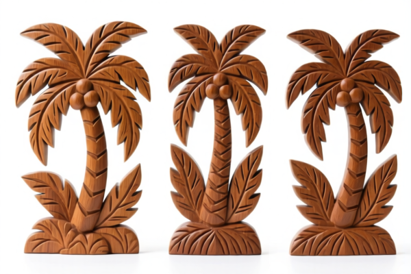 Tropical Wood Carved Handicrafts