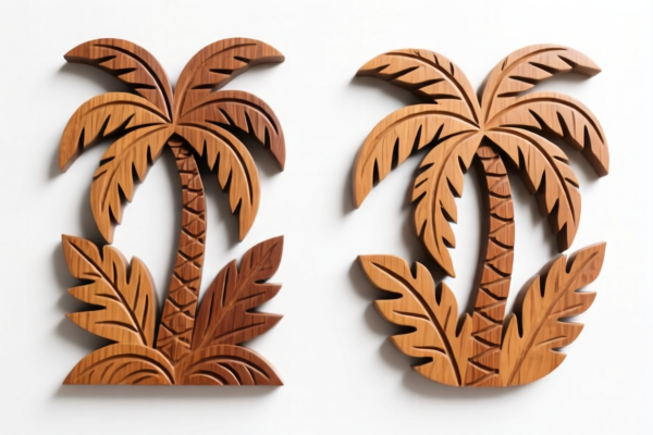 Image for Tropical Wood Carved Ornaments