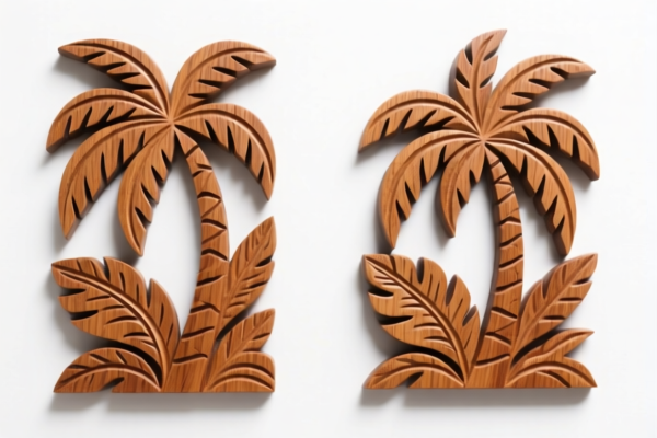 Image for Tropical Wood Carved Ornaments